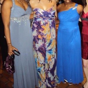 Guess by Marciano long strapless gown